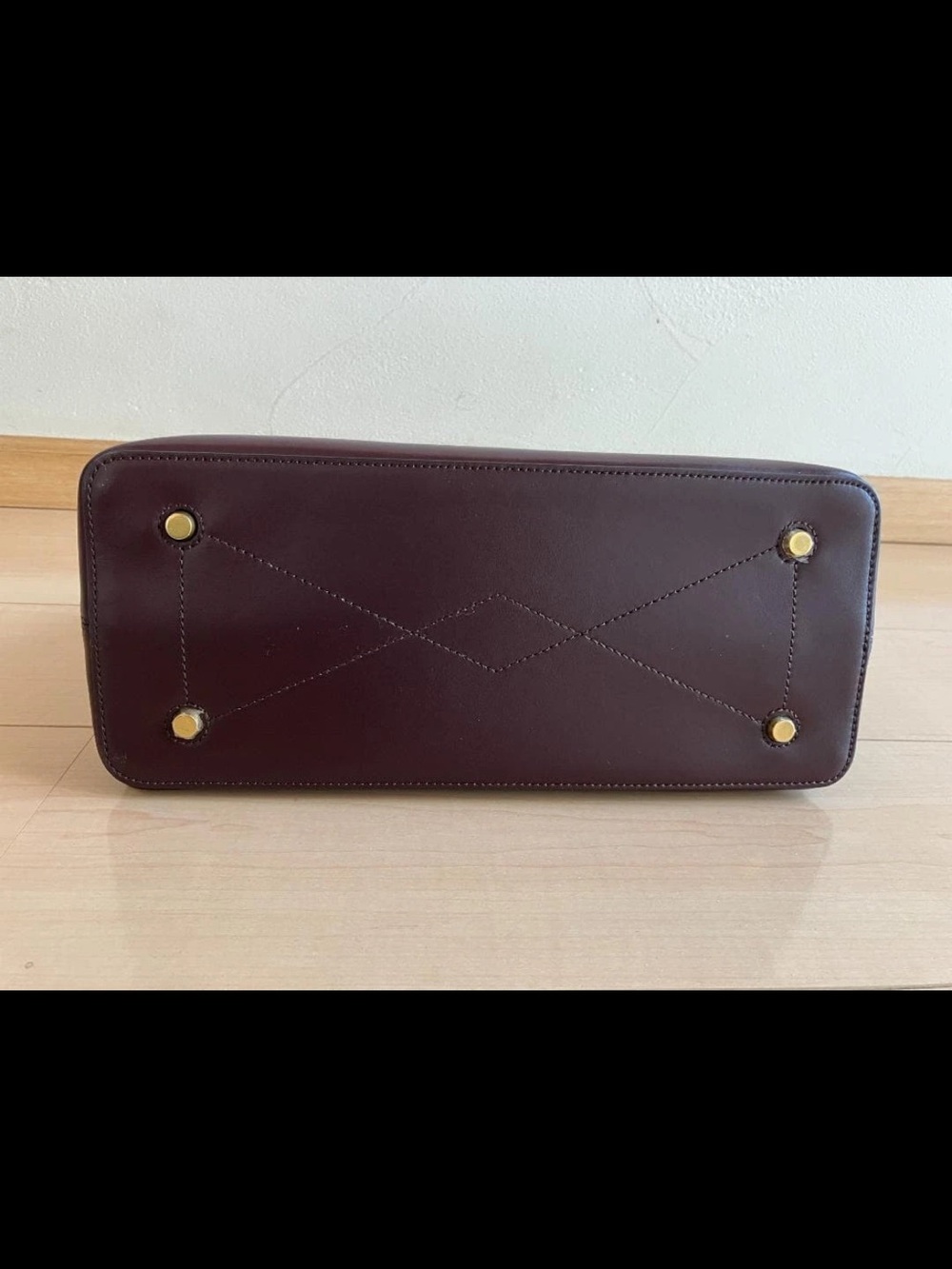 Mulberry Chocolate Brown Leather Top-Handle Satchel with Gold Hardware - Picture 6 of 15